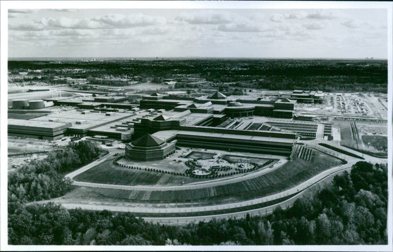 Chrysler's New $1 Billion Technology Center - Vintage Photograph