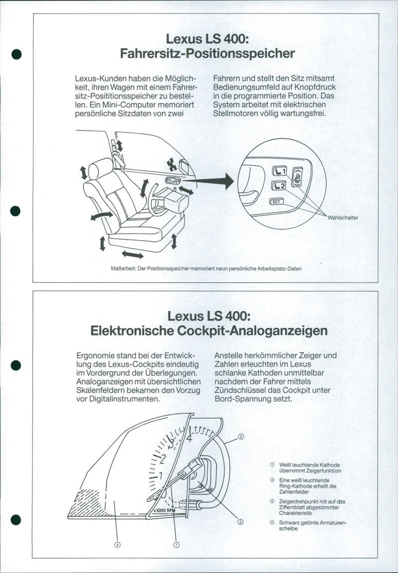 1990 Lexus LS 400 - Vintage Photograph