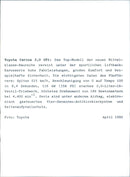 Toyota Carina 2 - Vintage Photograph