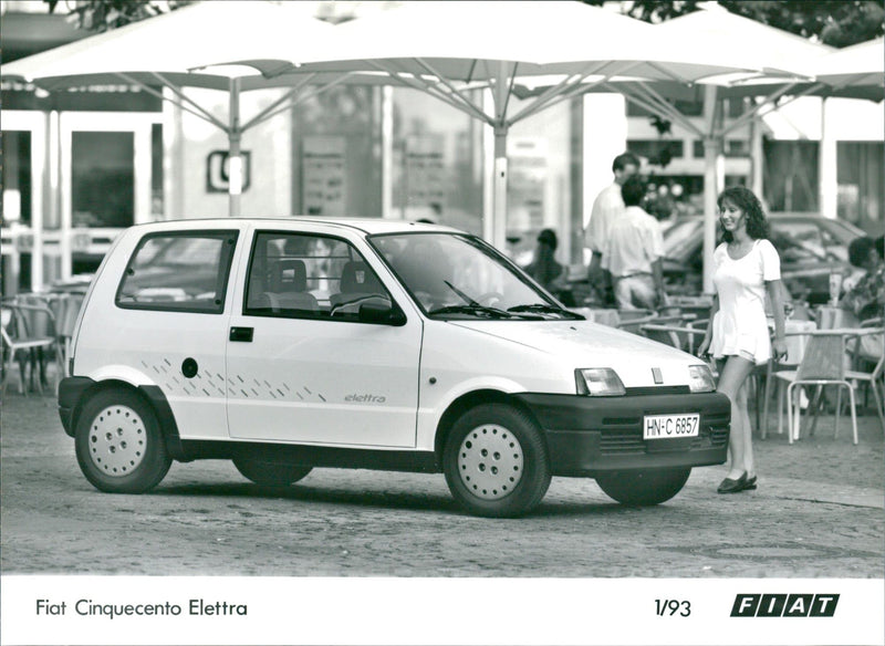 1993 Fiat Cinquecento Elettra - Vintage Photograph