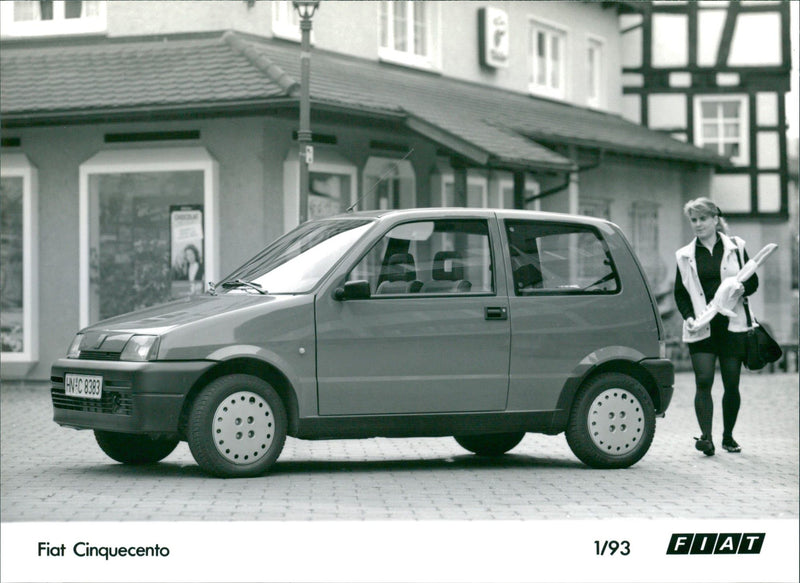 1993 Fiat Cinquecento - Vintage Photograph