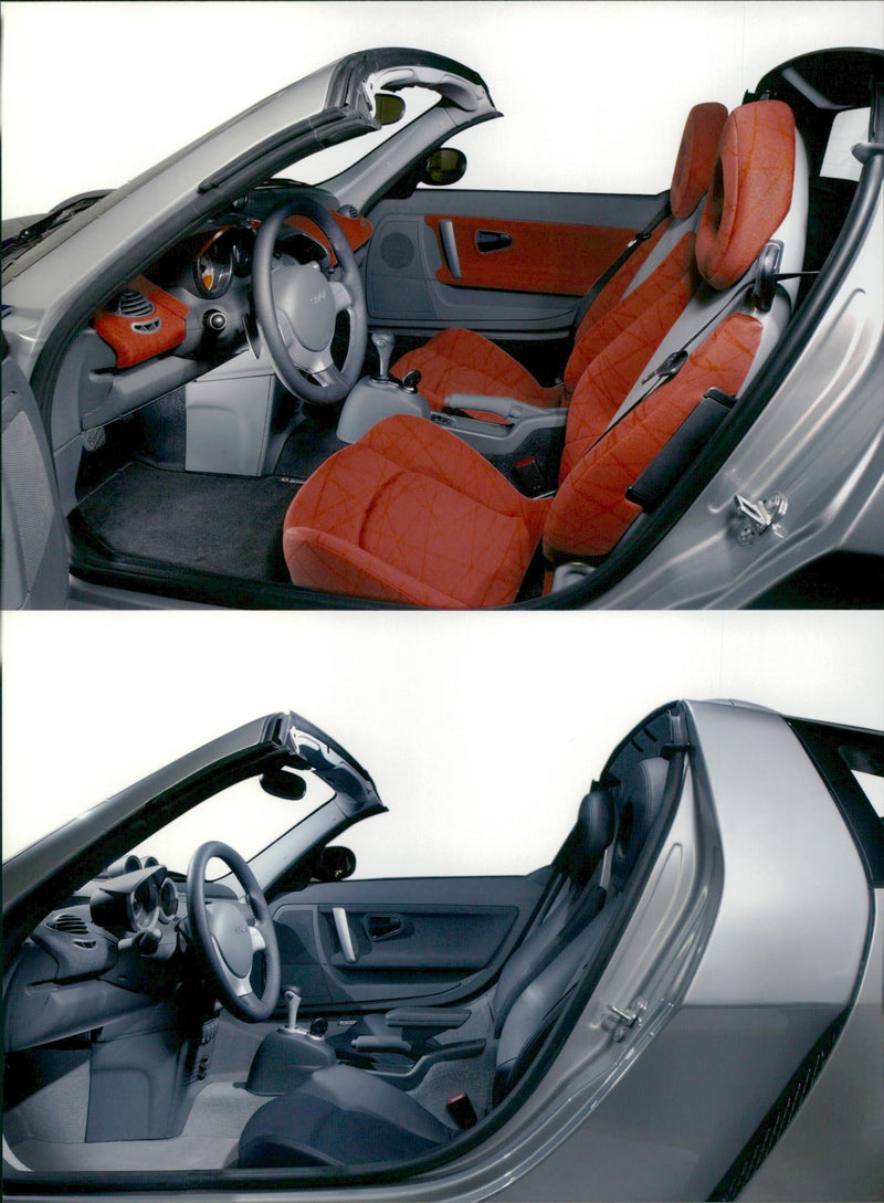 2002 Smart Roadster and Smart Roadster Coupe - Vintage Photograph