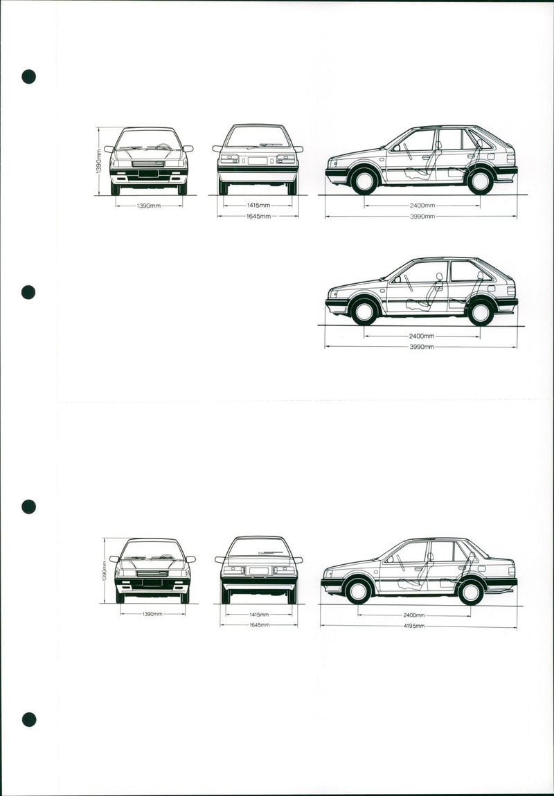 Mazda 323 - Vintage Photograph