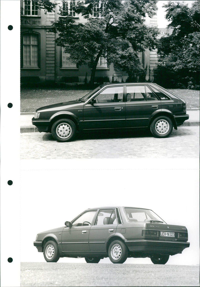 Mazda 323 GLX and Mazda 323 LX - Vintage Photograph