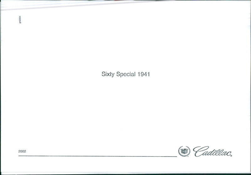 2002 Cadillac Sixty Special - Vintage Photograph