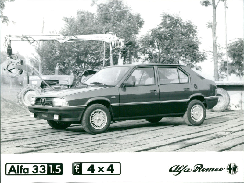 1986 Alfa Romeo 33 1.5 4x4 - Vintage Photograph
