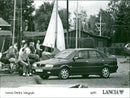 Lancia Dedra Integrale. - Vintage Photograph