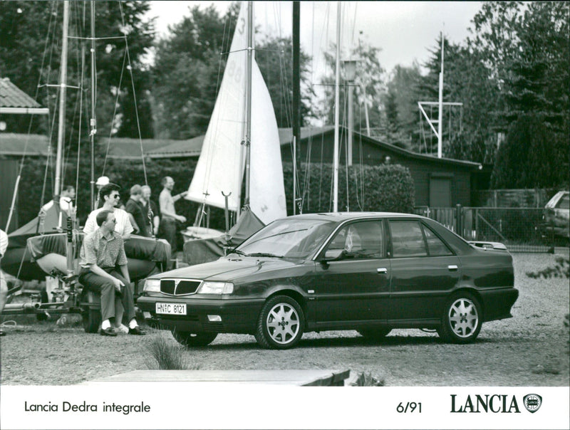 Lancia Dedra Integrale. - Vintage Photograph