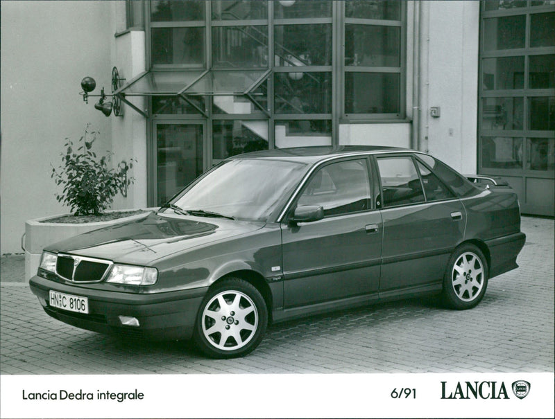 Lancia Dedra Integrale. - Vintage Photograph