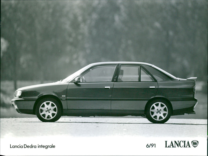 Lancia Dedra Integrale. - Vintage Photograph