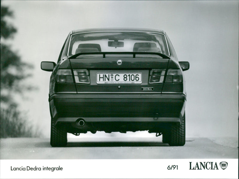 Lancia Dedra Integrale. - Vintage Photograph
