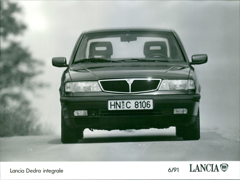 Lancia Dedra Integrale. - Vintage Photograph