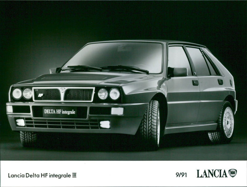 Lancia Delta HF Integrale III. - Vintage Photograph