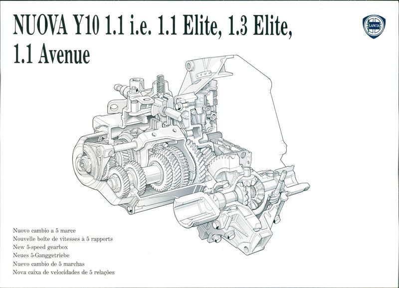 New Lancia Y10 1.1 i.e. 1.1 Elite, 1.3 Elite, 1.1 Avenue - Vintage Photograph