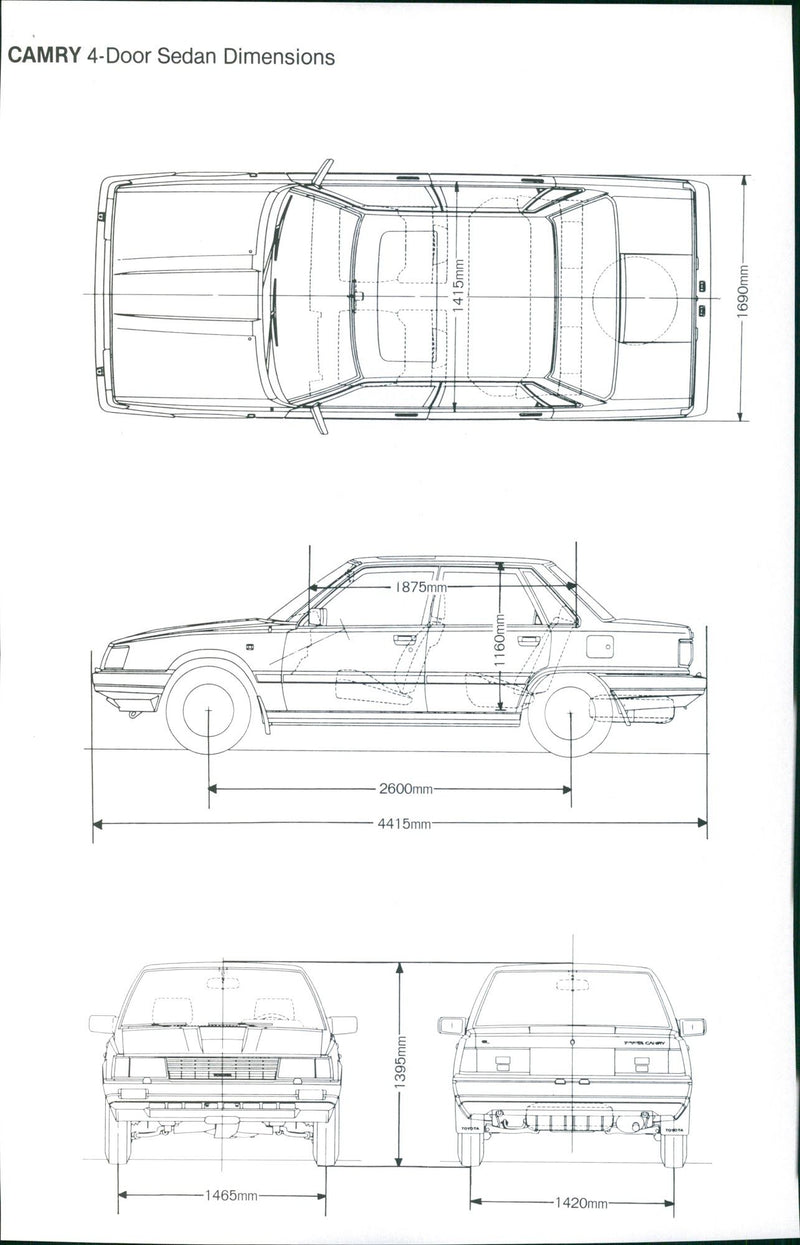1982 Toyota Camry - Vintage Photograph