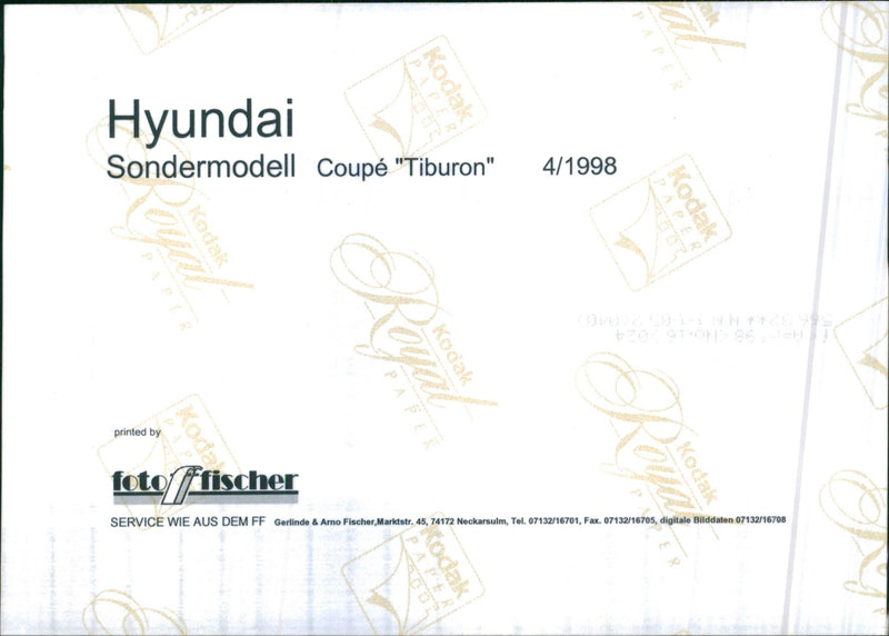 Hyundai - Vintage Photograph