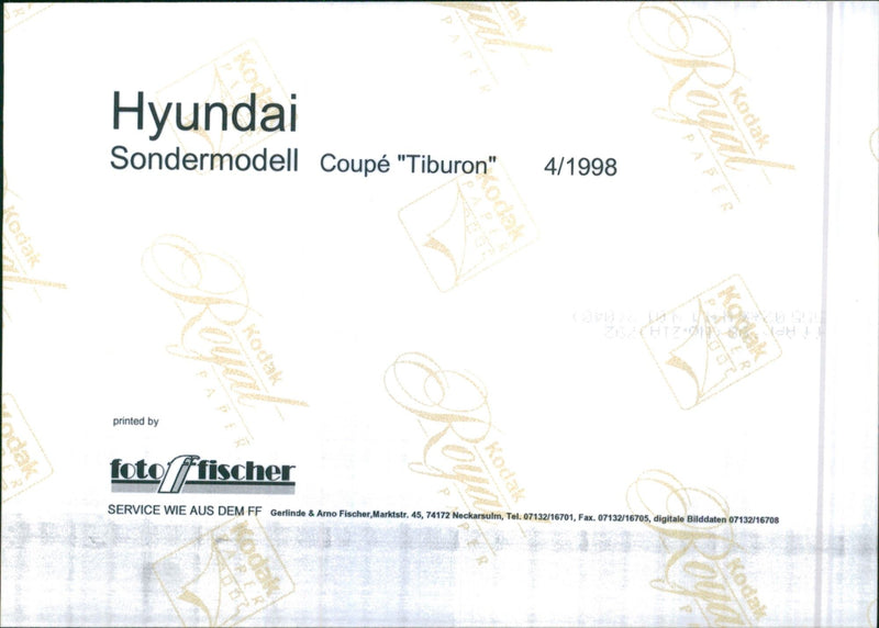 Hyundai - Vintage Photograph