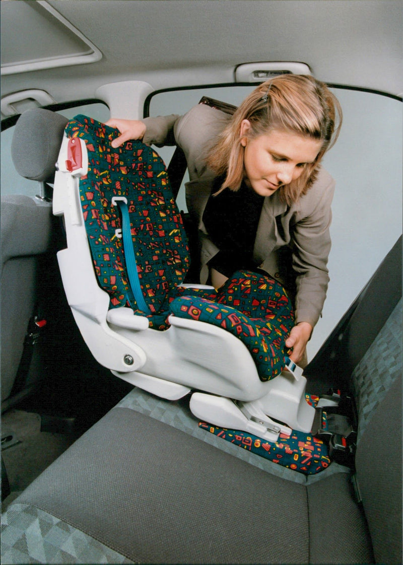 Opel Fix child seat system - Vintage Photograph