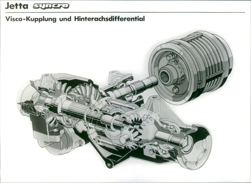 VW Jetta syncro - Vintage Photograph