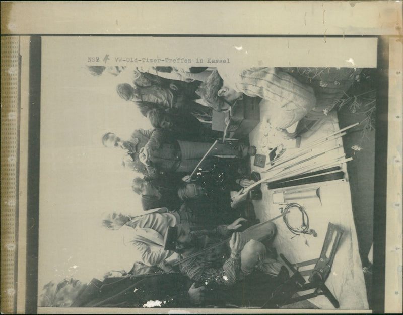 VW-0ld timer meeting in Kassel - Vintage Photograph