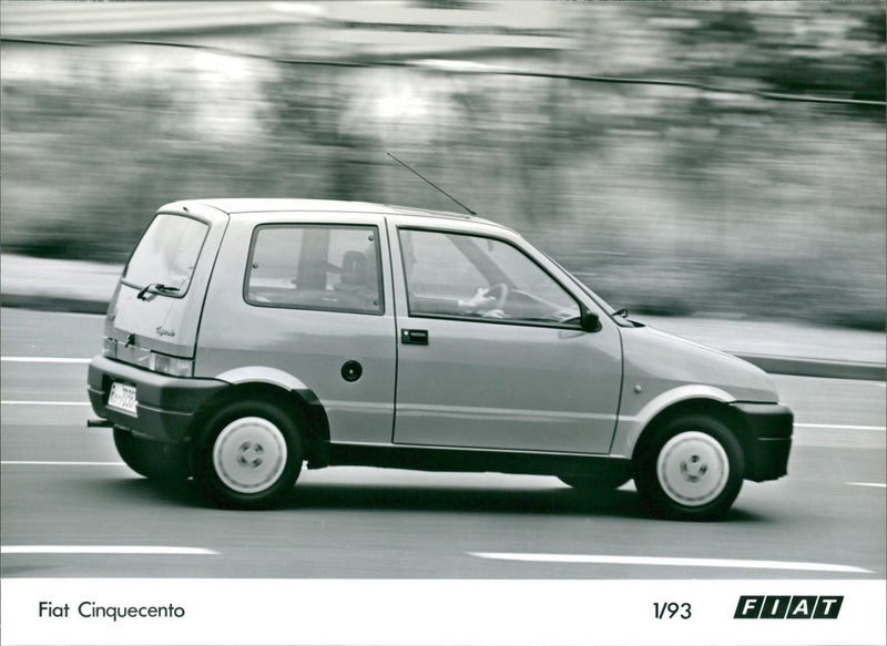 1993 Fiat Cinquecento - Vintage Photograph