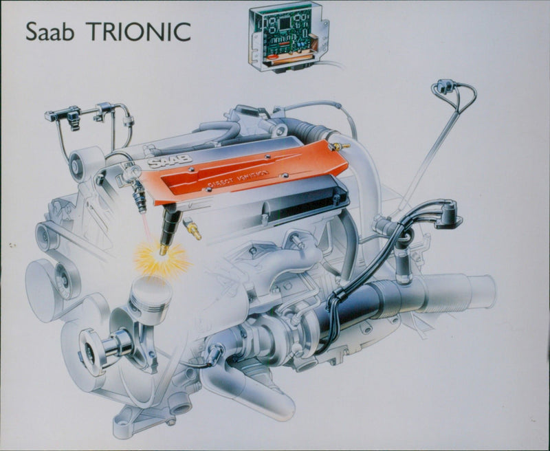 Saab Trionic - Vintage Photograph