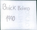 Buick Bolero 1990 - Vintage Photograph