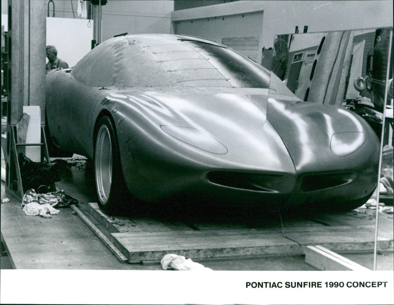 1990 Pontiac Sunfire Concept - Vintage Photograph