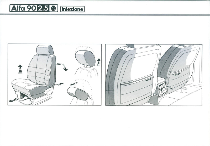 Alfa Romeo 90 2.5 injection - Vintage Photograph