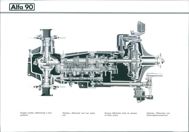 Alfa Romeo 90 - Vintage Photograph