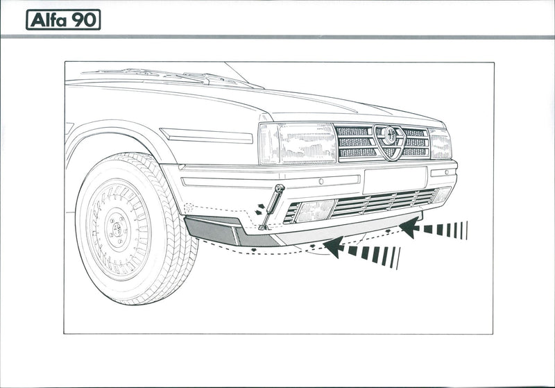 Alfa Romeo 90 - Vintage Photograph