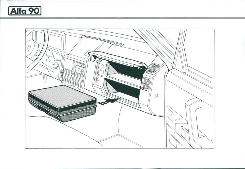 Alfa Romeo 90 - Vintage Photograph