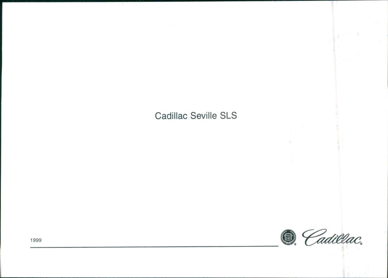 1999 Cadillac Seville SLS - Vintage Photograph