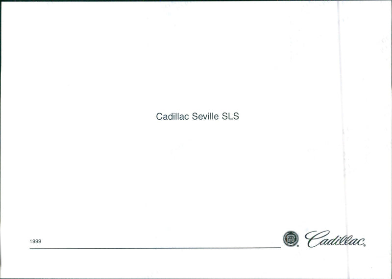 1999 Cadillac Seville SLS - Vintage Photograph