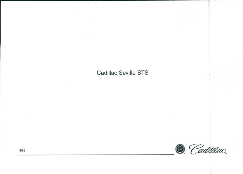 1999 Cadillac Seville STS - Vintage Photograph