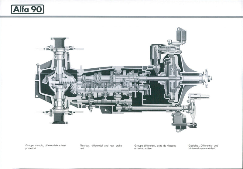 Alfa Romeo 90 - Vintage Photograph