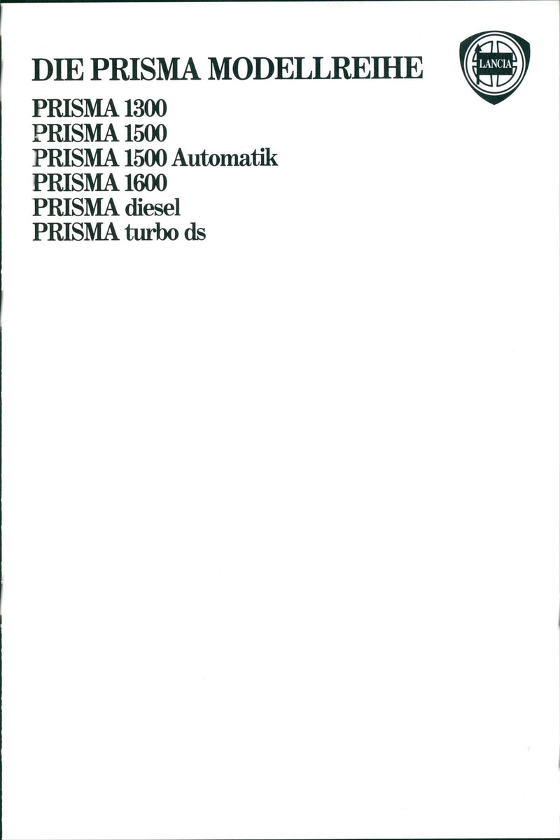 1985 Lancia Prisma - Vintage Photograph