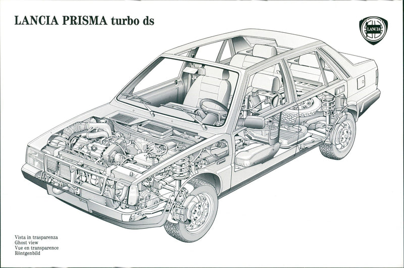 1985 Lancia Prisma Turbo DS - Vintage Photograph