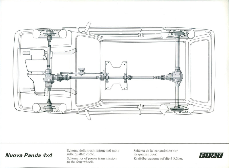 Fiat Panda 4x4 - Vintage Photograph