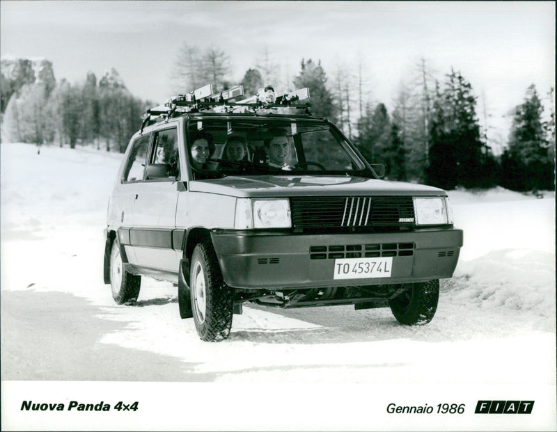 Fiat Panda 4x4 - Vintage Photograph