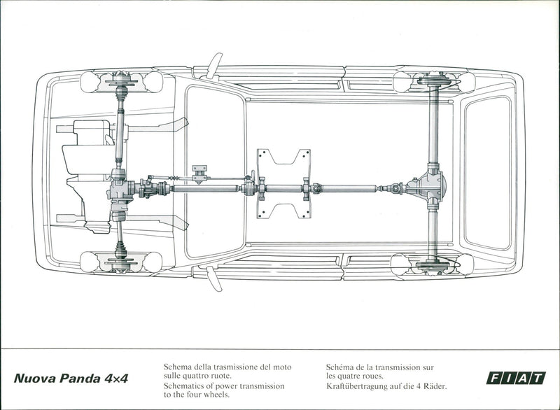 Fiat Panda 4x4 - Vintage Photograph