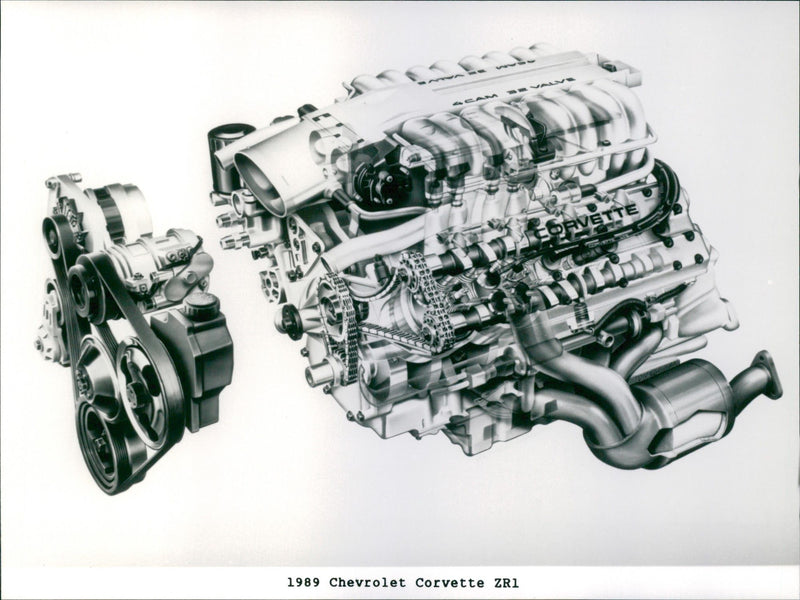 1989 Chevrolet Corvette ZR1 - Vintage Photograph