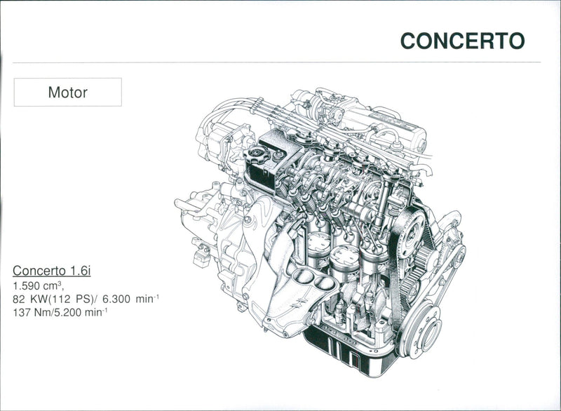 1990 Honda Concerto - Vintage Photograph