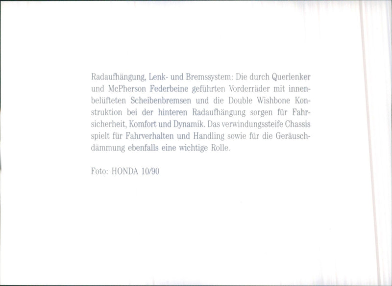 1990 Honda Concerto - Vintage Photograph