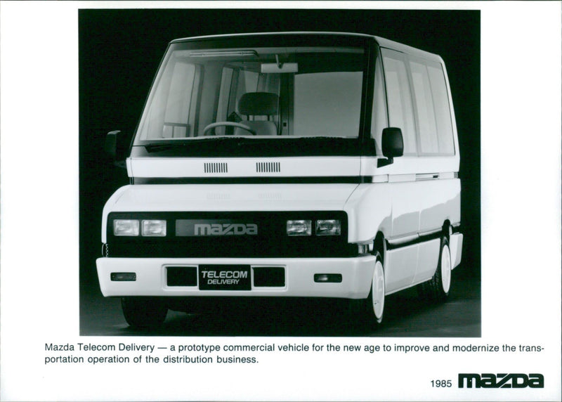 Mazda Telecom Delivery. - Vintage Photograph