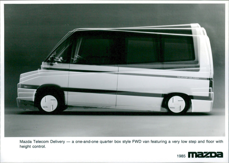 Mazda Telecom Delivery. - Vintage Photograph
