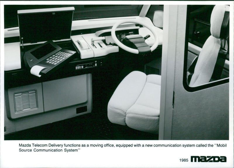Mazda Telecom Delivery. - Vintage Photograph
