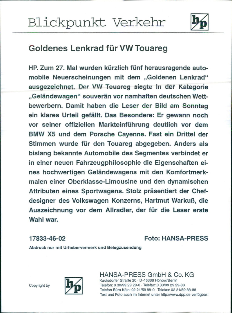 “Golden Steering Wheel”. - Vintage Photograph