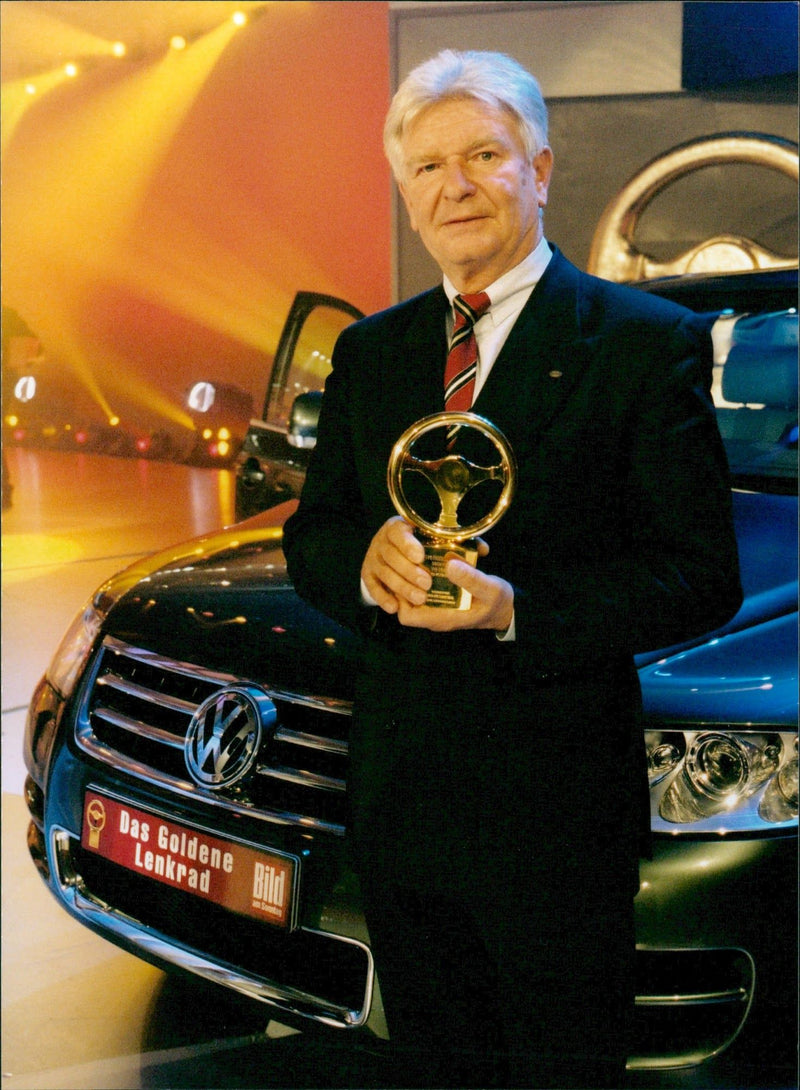 “Golden Steering Wheel”. - Vintage Photograph