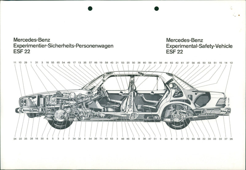 Mercedes-Benz ESF 22 1973 - Vintage Photograph